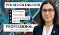 design pcb layout using altium kicad easyeda eagle or fusion 360 arduino esp32