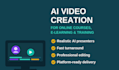 create video course, elearning course video, using  keygen heygen ai, synthesia
