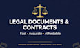 draft professional legal documents and contracts