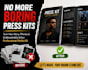 design press kit, music press kit, dj epk, speaker one sheet, artist press kit