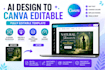 convert any ai generated design into a fully editable canva template