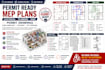 create permit ready electrical plumbing and hvac mep plans permit drawings