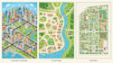 2d 3d vector maps, city map designs and tourist map illustrations