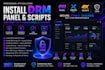 install drm panel, drm script, 011 panel, xaccel panel, and 4k script