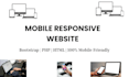 build a responsive landing page for mobile and desktop
