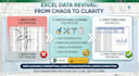 clean your excel data and analysis it