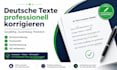 deutsche texte professionell korrigieren und verbessern
