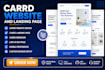 carrd website design, carrd landing page, carrd redesign website
