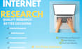 do accurate internet research and online research