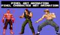 create pixel art character tileset pixel art animation pixel sprite sheet 16bit
