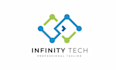 create a futuristic tech startup logo design