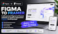 design framer landing page, framer website, figma to framer
