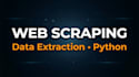 do web scraping and data extraction from any website using python