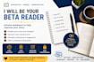 beta read your novel with honest and detailed feedback