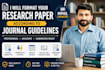 format your research paper according to journal guidelines