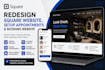 redesign square website, setup square appointments and square booking website