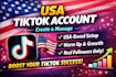 create USA tiktok account