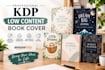 design a professional KDP low content book cover