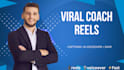 create viral coach reels for instagram tiktok with captions and hooks