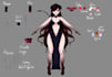 create a professional character reference sheet
