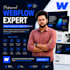 design webflow website, webflow landing page, figma to webflow