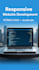 develop responsive website using html css and javascript