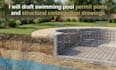 draft swimming pool permit plans and structural construction drawings