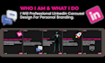 professional linkedin carousel design  for personal branding