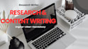 do research and summary writing, report writing, or content writing