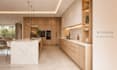 do kitchen interior design, realistic 3d render and model