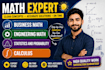 tutor business math, engineering mathematics, statistics probability, calculus