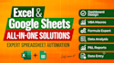 create microsoft excel spreadsheets with advanced formula and google sheets