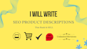 write SEO product descriptions