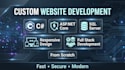 develop a custom full stack website from scratch