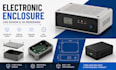 design electronic enclosure, industrial design cad concept, and 3d rendering