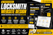design locksmith website locksmith landing page handyman website with booking