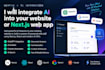 integrate ai into your website or web app