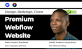 do xd to webflow website, figma to webflow website, webflow membership website