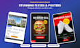 design modern canva flyers for realstate and business