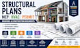 structural plans mep hvac building permit drawing construction documents autocad