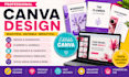 design premium canva ebooks, workbooks, and editable template