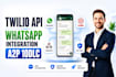 integrate whatsapp API, twilio sms API automation, a2p 10dlc, zapier webhook