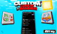 design a custom logo and banner for your gaming community