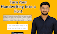 perfectly turn your handwriting into a custom font
