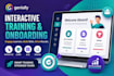 explainer videos inforgrahics, onboarding modules gamification, interactive quiz