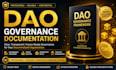 write professional dao governance documentation  voting and treasury framework