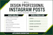 design stunning instagram post or social media design