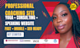 design a life coaching, consulting site for speakers  leaders
