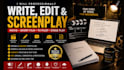 write, edit screenplay script writting, movie, short film script TV pilot