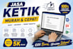 type your documents, notes, or tugas fast and rapi